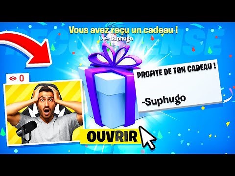 J'ai offert des SKINS RARES à des STREAMERS FORTNITE avec 0 VIEWERS...