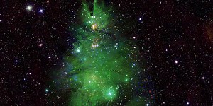 NASA observatory captures cosmic ‘Christmas Tree Cluster’