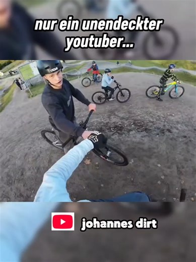 Nur ein unentdeckter youtuber mit einem traum...🚲👀 #mountainbikes #themotionbrand #mtb