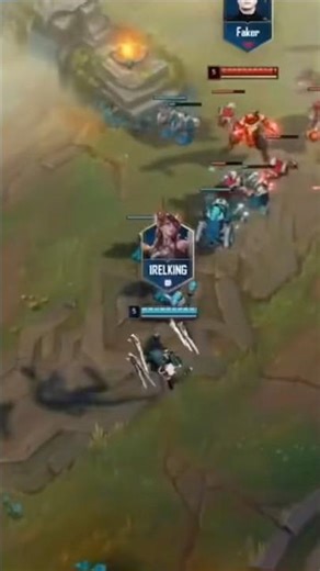 Faker (Lee Sin) goes in…Ireking dodges everything — turns — deletes him 💀 #Ireking #Outplay #Shorts