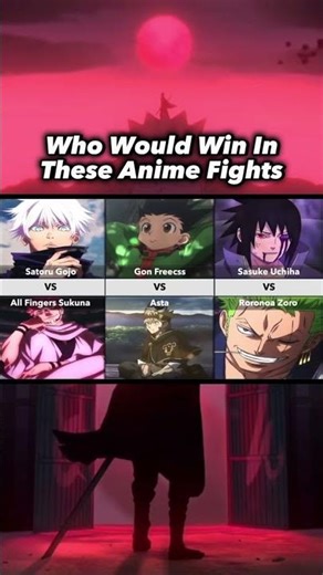 EPIC Anime Showdowns: Who Wins? #anime #fight #manga