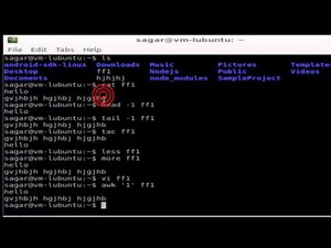 How to view contents of text file in Redhat