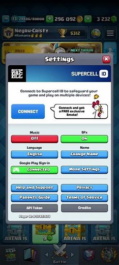 How to enable High Frame Rate in Clash Royale