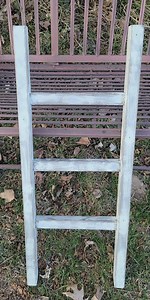 Wood Ladder: Farmhouse Towel Holder, Vintage Prairie Decor - Etsy Canada