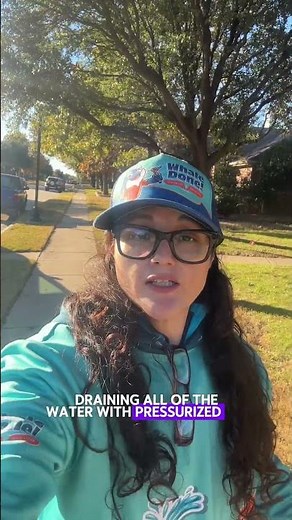 What is sprinkler winterization and why does it matter before a freeze?