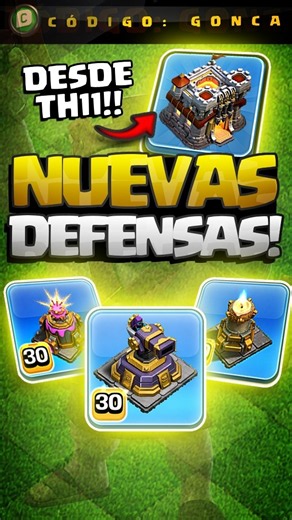 🚨 OFFICIAL: 3 NEW DEFENSES for EVERYONE from TH11 in Clash of Clans!! SNEAK PEEK