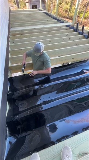 Trex deck and Trex rain escape Installation. #deckbuilding #trex #trexrainescape #decks