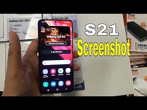 How to take Screenshot on Samsung Galaxy S21 - Tips and Tricks S21
