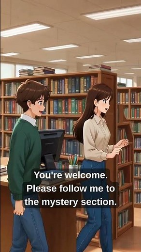 Returning a Library Book – Easy English Conversation for Beginners