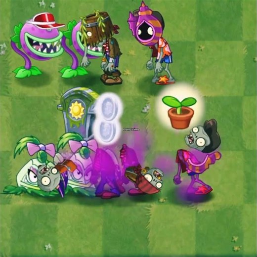 Chomper Vs Brickhead Zombies Vs Pokra - Plants Vs Zombies 2