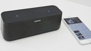 I tried using Anker 's Bluetooth speaker "SoundCore Pro  " which made compact and compatible with the bass and echoes bass