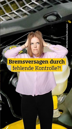 Bremsversagen durch fehlende Kontrolle? #adac #shorts