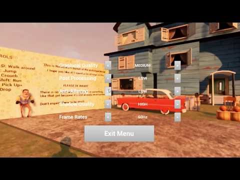 Hello Neighbor Prototype Art Showcase Alpha Build 1.1.0 Launch Video