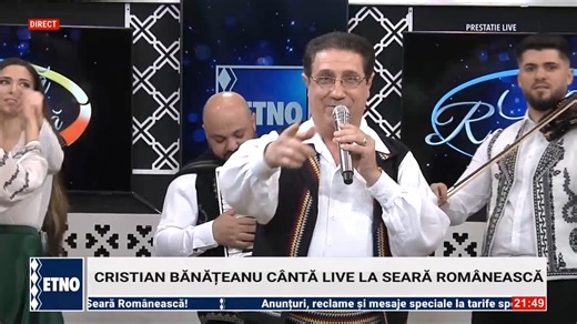 🌟🎶 COLAJ LIVE cu TARAFUL lui CRISTIAN BĂNĂȚEANU la ETNO TV! 🎶🌟 LIVE - „Să ridice mâna sus cine n-a iubit de-ajuns” 🎶❤️ | Cristian Banateanu