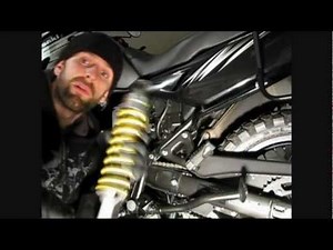 Kawasaki KLR650 - Progressive Front Suspension and Rear Shock Spring Installation