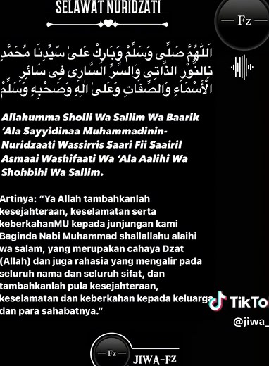 Selawat Nuridzati - Zikir dan Sholawat Berkualitas Tinggi