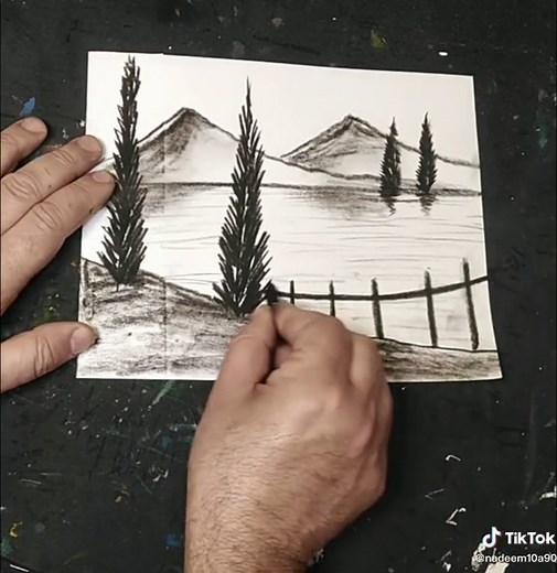 Step-by-Step Landscape Drawing Process Explained