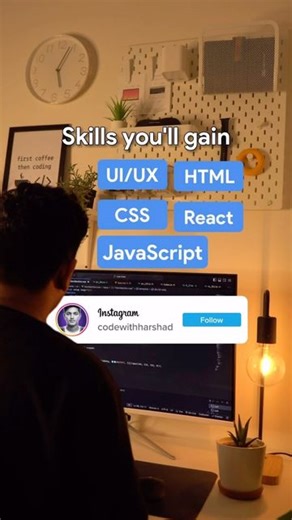 Mohd Harshad | Software Developer | Mentor on Instagram: "🔥 Free Front-End Course Alert! This course is taught by Meta staff and is an excellent opportunity to dive into front-end development. Check out the link in the pinned comment for more details 💬 Front-end development opens doors to countless job opportunities. If you’re starting your web development journey, this course is a must-check 🔥🔥 Join my broadcast channel to learn how to access this course for free 🔥 For more valuable conten