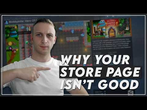 What you're getting wrong on your Steam store page