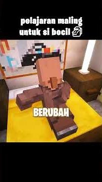 hari pertama jadi maling #minecraft #funny #shorts