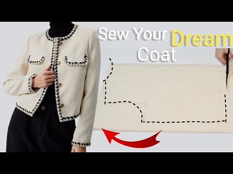"How to Sew a Stylish Fall Coat for Women 🍂✨ | Step-by-Step Sewing Tutorial"
