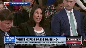 1.9M views · 118K reactions | MEDIA OBSESSION WITH ILLEGAL VIOLENT CRIMINALS: "WHO DOES THAT JUDGE WORK FOR?" Press Sec. Karoline Leavitt presents a question to a reporter who challenged her about deporting criminals. | America's Voice News | Facebook