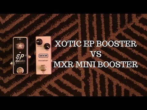 ECHOPLEX STYLE BOOSTERS: Xotic EP Booster vs MXR Mini Booster