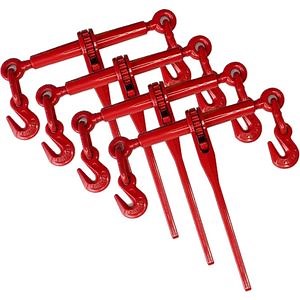 [Hot Item] G100 G70 G80 Rachet Binder with Safety Hooks Chain Ratchet Load Binder