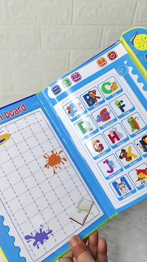 "Give your child a smarter way to learn! 📚✨ This Intelligent Kids Learning Book teaches ABC, numbers, animals, sounds & more with fun interactive pages. Safe, durable & perfect for ages 2–7. Boost your kid’s early learning with just 10 minutes a day!" | BharatCarto