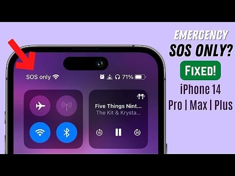 iPhone 14's: How to Turn Off Emergency SOS only! [Fix 'SOS only' Status bar]