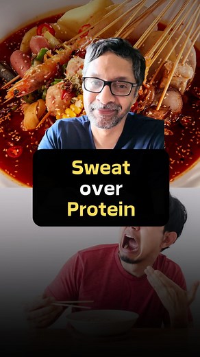 856K views · 778 reactions | DONT SWEAT OVER SWEATING OVER PROTEIN Your body can handle it fine #reelkarofeelkaro #reels #reelsofinstagram #food #foodscience #foodscience #science #indianfood #explore #nutrition #health #protein | Masala Lab | Facebook