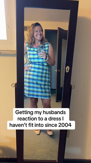 37K views · 829 reactions | Husbands reaction to a dress that is old but now feels new 殺 #weightlossmotivation #husbandreacts | Tara Of All Trades | Facebook