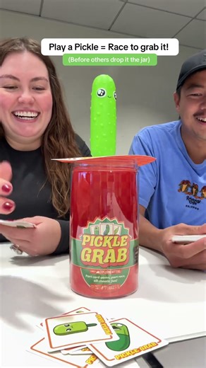 Exploding Kittens Presents, Pickle Grab - A Speed Grabbing Card Game - 2-6 Players