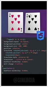 Tarjeta de juego inclinada con HTML, CSS y JS 🔥🔥 #shorts