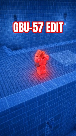 The most expensive way to destroy a Minecraft castle [GBU-57 EDIT]