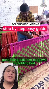 1.4M views · 7.3K reactions | Folding bed making, step by step easy guide, ganito lang pala gumawa ng folding bed. #foldingbed #fingerstyletalents credit: hard working | Fingerstyle Talents | Facebook