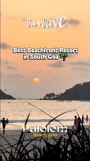 Best Beachfront Resort in South Goa 😍 | Bali Vibes + Sea View Stay 🌊 #southgoa #beachfrontresort