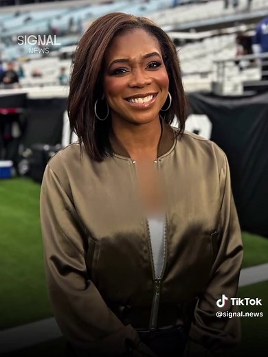 Kristina Pink Cut Off During Rams-Panthers Playoff Coverage