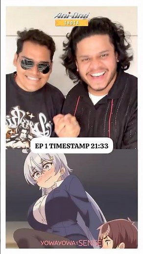 Legendary Timestamps! Yowayowa Sensei Ep 1! ✨🫣 #yowayowasensei #ecchi