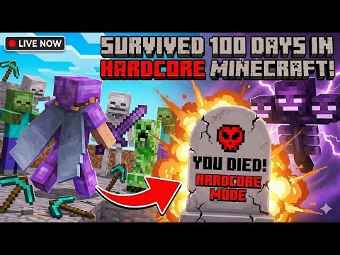 Will I Survive the Hardcore Minecraft STREAM of Death💀 | Minecraft Hardcore 1.21