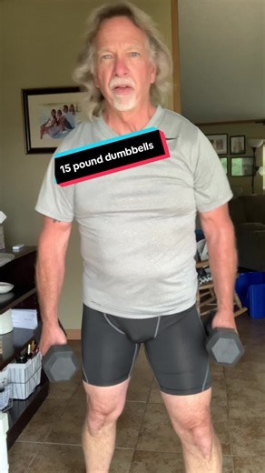 15 pound dumbbells for exercise and home gym workout #exercise #workout #homegym #health #tiktokmademebuyit