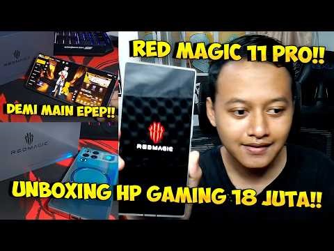 UNBOXING A 18 MILLION Rupiah Phone!! Review of the Newest Gaming Phone, the Red Magic 11 Pro, for...