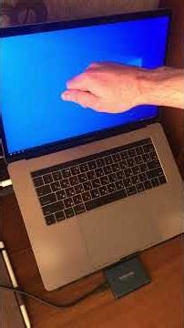 Windows 10 on a Samsung T5 external SSD for MacBook Pro 15" 2016