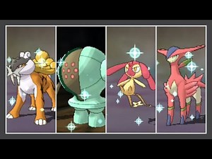 Pokémon Omega Ruby & Alpha Sapphire Legendary Soft Resets Shiny Hunt Compilation