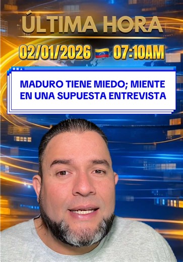 ASÍ AMANECE VENEZUELA 🇻🇪 ESTE 02 DE ENERO DEL 2026 🇻🇪🫂🇺🇸 Maduro tiene miedo; graba una entrevista disque manejando por caracas y la presenta como si fuera en vivo …. Queda al descubierto 🫵💀 #donaldtrumpdestruyeamaduro #jonatanpalaciosnews #trumpentreavenezuela @Jonatan Palacios @JP NEWS Investigaciones