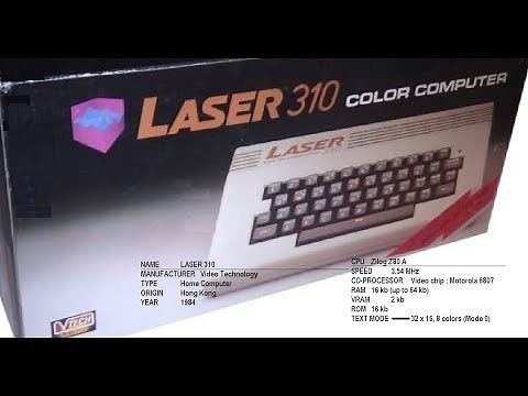VTech Laser 310 - 1984 - Review - Part 1.