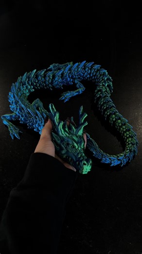 3D Printed Chinese Dragon: A Creative Toy for Toddlers