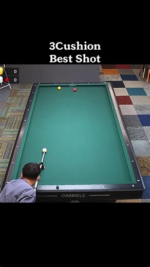 3 Cushion Carom Billiards Best Shot