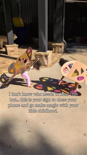 @briannasconley creates pure childhood magic with this DIY cardboard butterfly wings activity! 🦋✨ Cut out wing shapes from cardboard, add tissue paper “stained glass” windows, and watch the colors dance on the ground when the sun shines through. It’s an easy, low-cost outdoor activity that sparks imagination, movement, and sensory exploration. #teacher #teachersoftiktok #teachertok #firstyearteacher #teacherhack #teachertips #school #kindergarten #preschool #teachers #teachertiktok #activities 