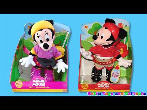 Mickey Mouse Talk 'n Skate Mickey Minnie Fisher Price Commercial Retro Toys and Cartoons